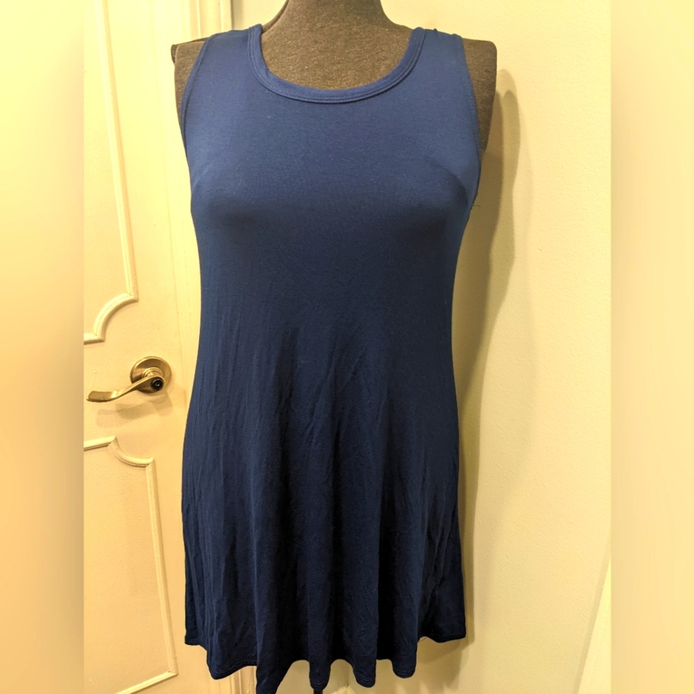 Cute navy crisscross back sundress